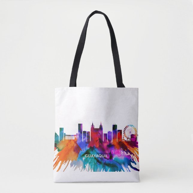 Guayaquil Skyline Tasche (Vorderseite)