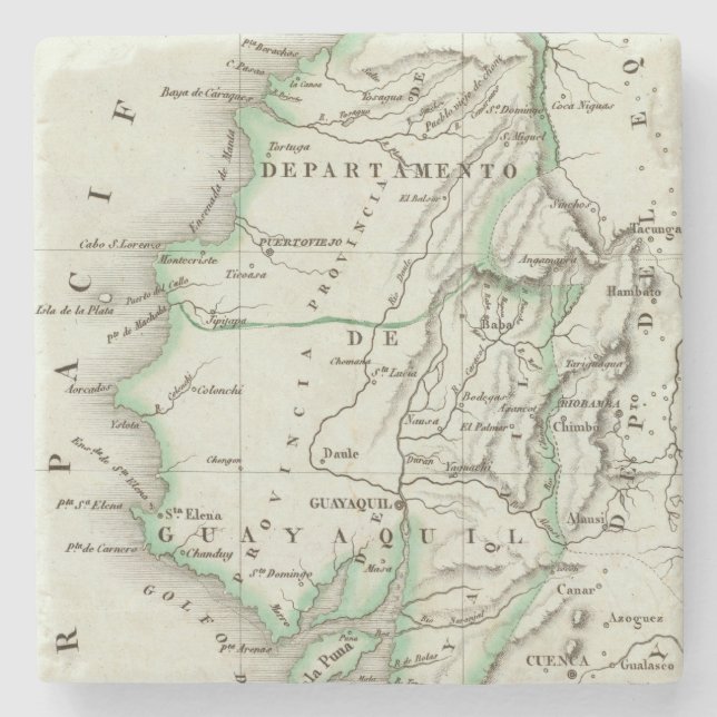 Guayaquil Steinuntersetzer (Vorderseite)