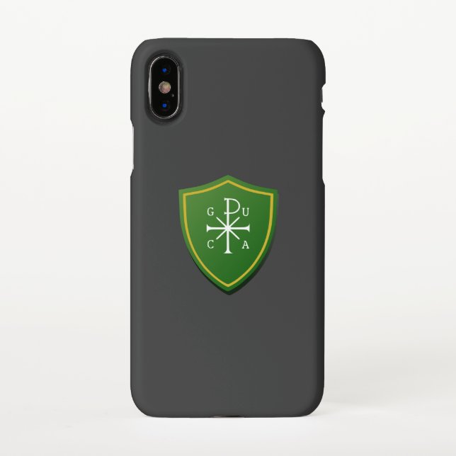 GUCA-Telefonzelle iPhone Hülle (Rückseite)