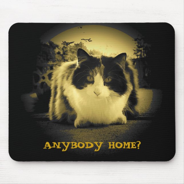Guckloch-Mäusefänger Mousepad (Vorne)