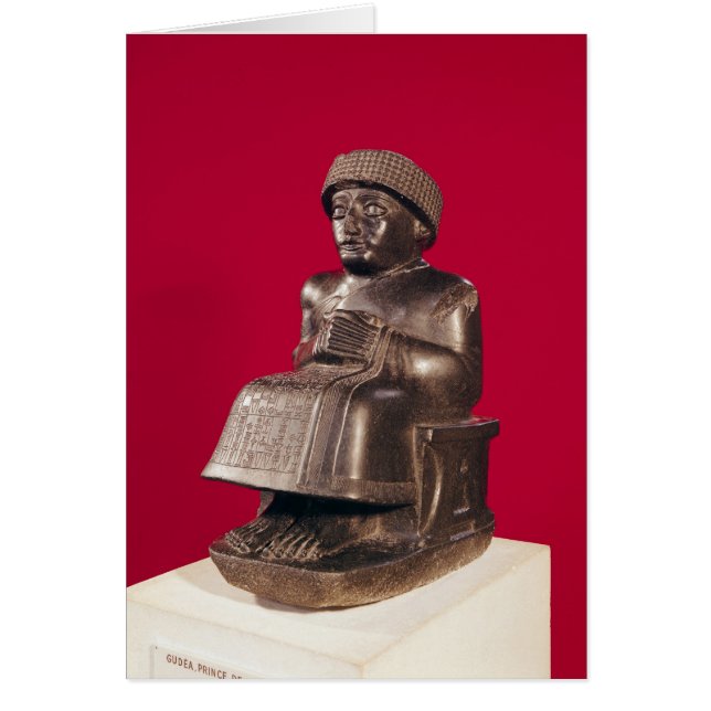 Gudea, prince de Lagash, a consacré à (Devant)