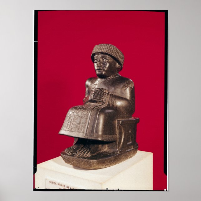 Gudea, Prinz von Lagash, gewidmet Poster (Vorne)