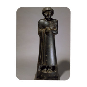 Gudea-Statue, Prinz von Lagash, Neo-Sumerian, f Magnet
