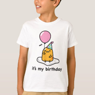 Gudetama "C'est mon anniversaire" T-shirt Tee - sh