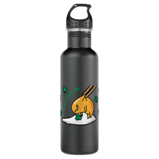 Gudetama Prise Me Saint Patrick's Day Edelstahlflasche