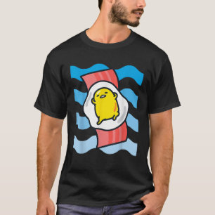 Gudetama the Lazy Egg Waves Bacon Floaty Ocean Bee T-Shirt