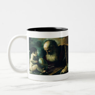 Guercino - Gott der Vater und der Engel - 1620 - P Zweifarbige Tasse