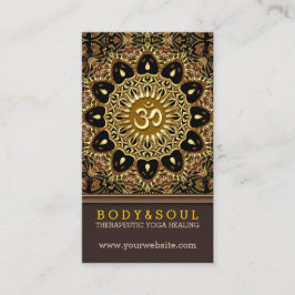 Guérir la Terre Batik Yoga Cartes de visite