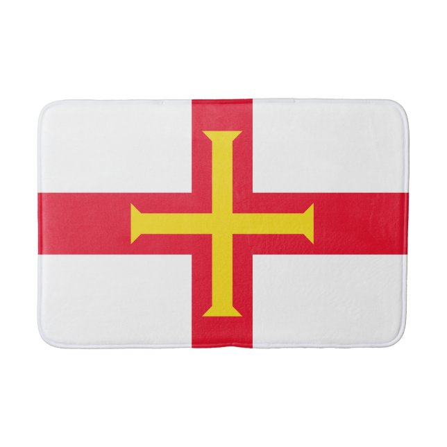 Guernsey Flag Badematte (Vorderseite)