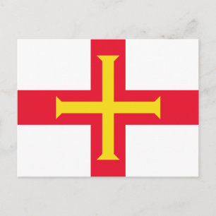 Guernsey Flag Postkarte
