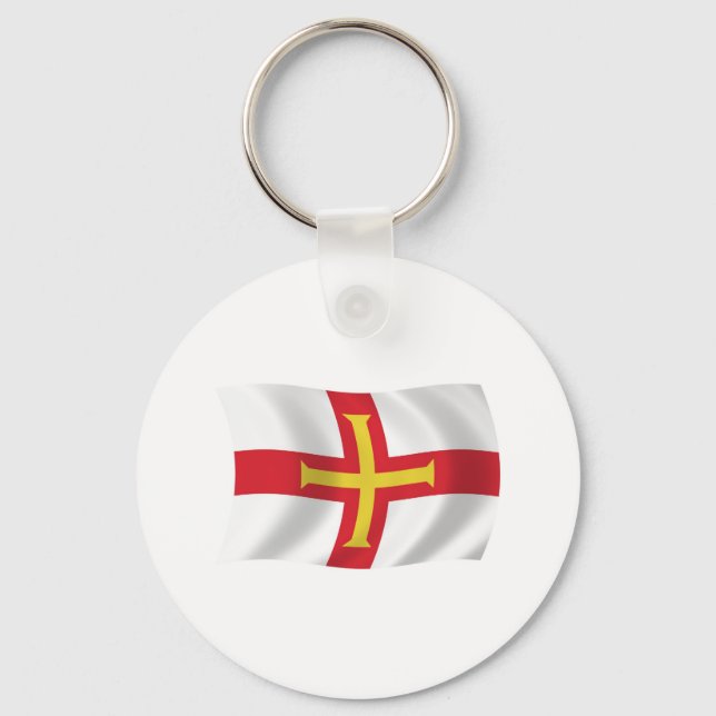 Guernsey Flag Schlüsselanhänger (Vorderseite)