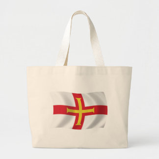 Guernsey Flag Tote Bag Jumbo Stoffbeutel