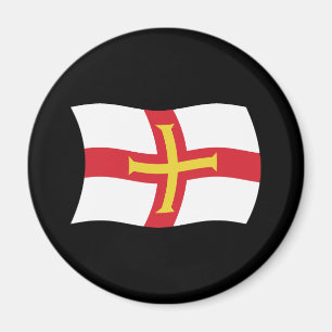 Guernsey-Flagge-Magnet Magnet