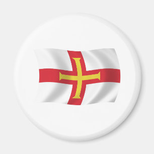 Guernsey-Flagge-Magnet Magnet