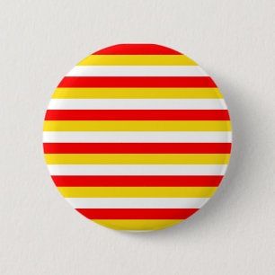 Guernsey-Flaggenstreifen rot gelb weiß Muster Nor Button