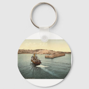 Guernsey, St Peter Hafen, Ankunft der Boote, Chan Schlüsselanhänger