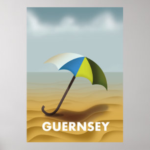 Guernsey Vintage Reiseplakat Poster