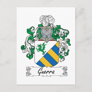 Guerra Familienwappen Postkarte