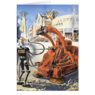 Guerre vintage des Aliens urbains futuristes de sc