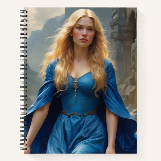 Guerrera de Azul Notizbuch (Vorderseite)