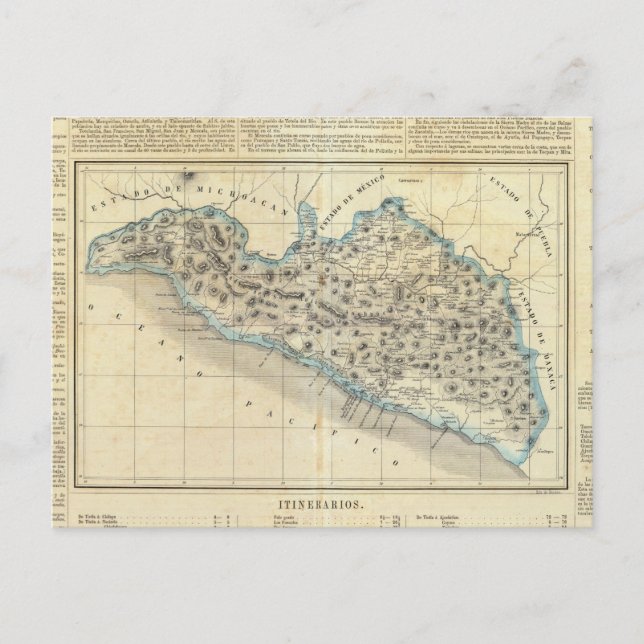 Guerrero, Mexiko Postkarte (Vorderseite)