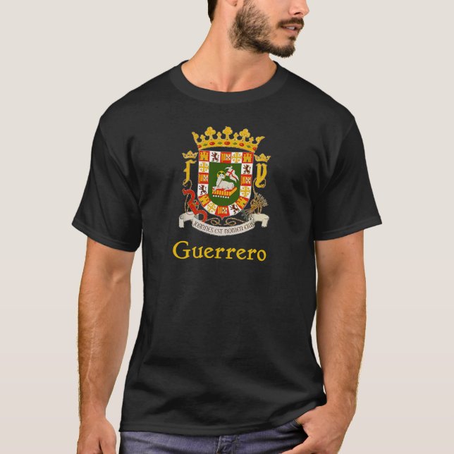 Guerrero-Schild von Puerto Rico T-Shirt (Vorderseite)