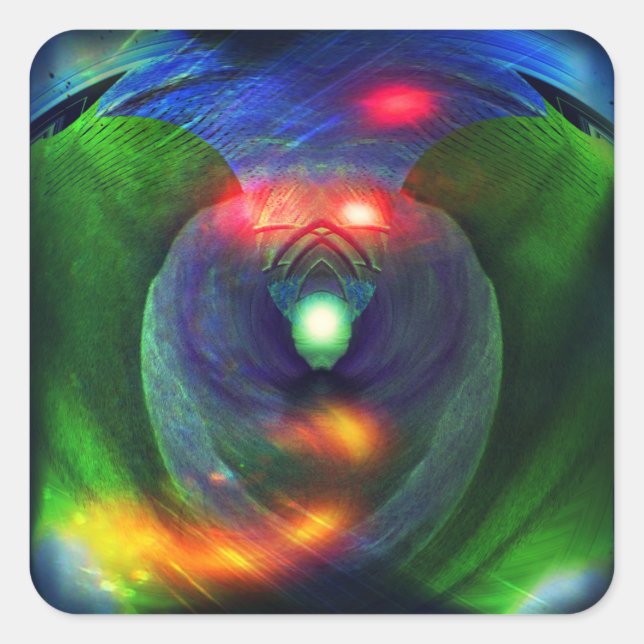Guerres spatiales / Oiseau de proie Stickers Abstr (Devant)