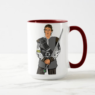 Guerrier d'imaginaire et tasse de seigneur de la
