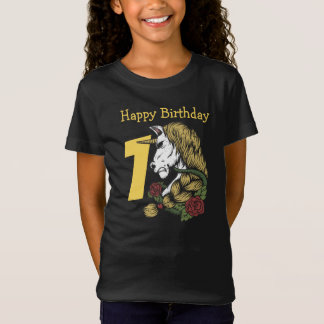 Guerrier Unicorne 1er anniversaire T-shirt