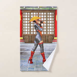 Guerrière asiatique Fantasy Illustration de Samour