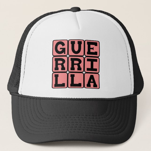Guerrilla, Art des Krieges Truckerkappe (Vorderseite)