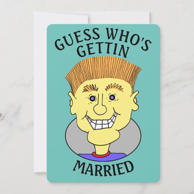 GUESS, DER VERHEIRATET IST - EINLADUNG (Vorderseite)