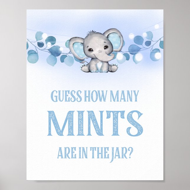 Guess How Many Mints Are in the Jar Poster (Vorne)