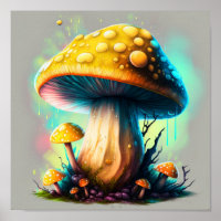Guessowii Amanita Muscaria Poster