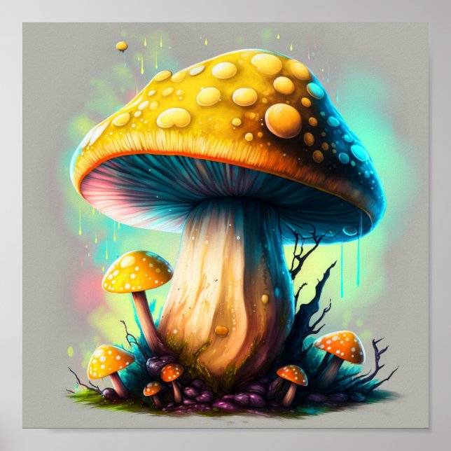 Guessowii Amanita Muscaria Poster (Vorne)