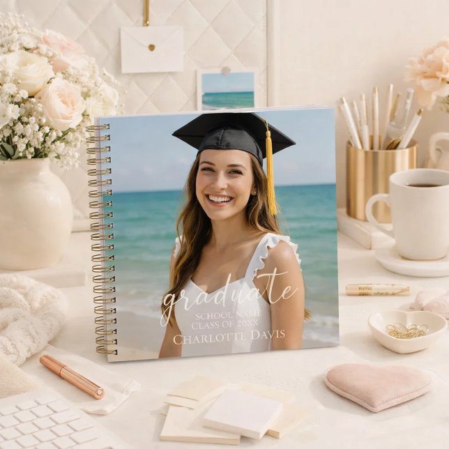 Guest book graduation photo script  notizbuch (Von Creator hochgeladen)