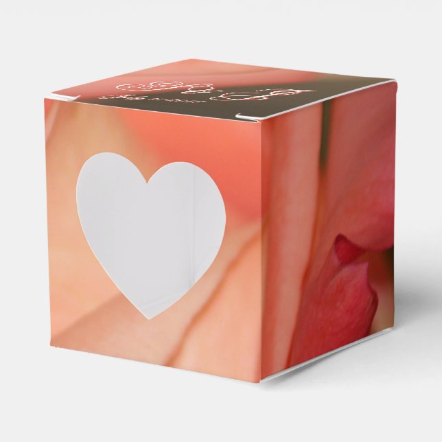Guest Gastgeschenk Hochzeit Heart Geschenkboxen Geschenkschachtel (Vorderseite)