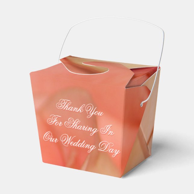 Guest Gastgeschenk Hochzeit Mini Gift Basket Geschenkschachtel (Vorderseite)