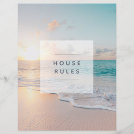 Guest House Airbnb Welcome Book Dividers