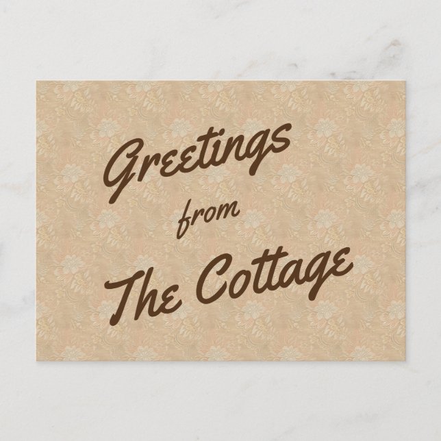 Guest Travel Greetings Rental Vacacation House Postkarte (Vorderseite)