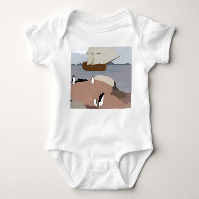 Guests arrive baby strampler (Vorderseite)