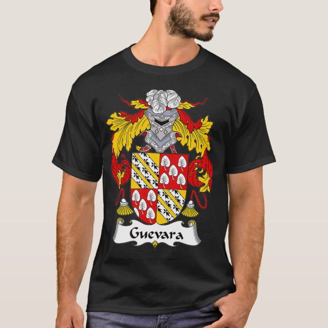 Guevara Coat of Arms Familienwappen T-Shirt (Vorderseite)