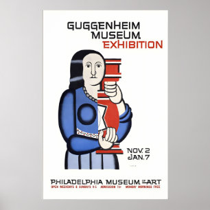 Guggenheim Museum Ausstellung Philadelphia Museum Poster