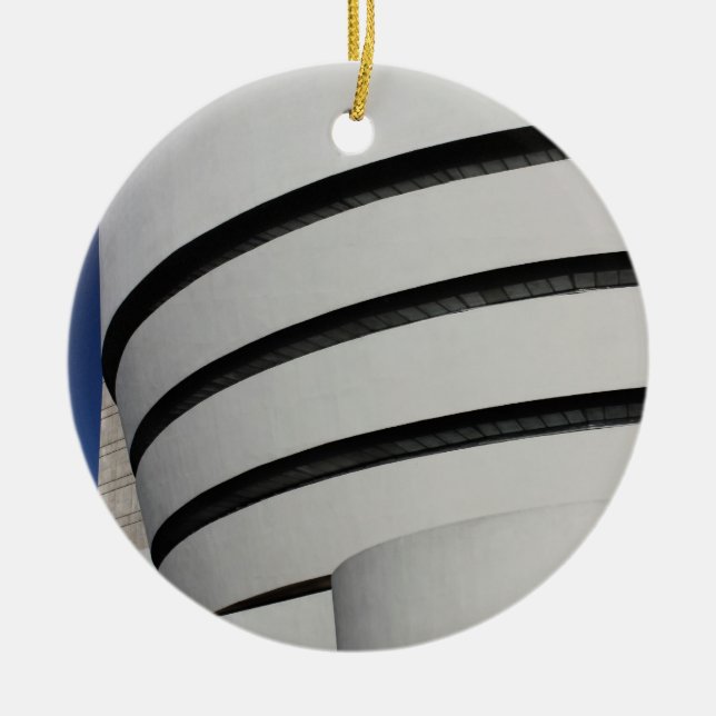 Guggenheim Museum in New York City Keramik Ornament (Vorne)
