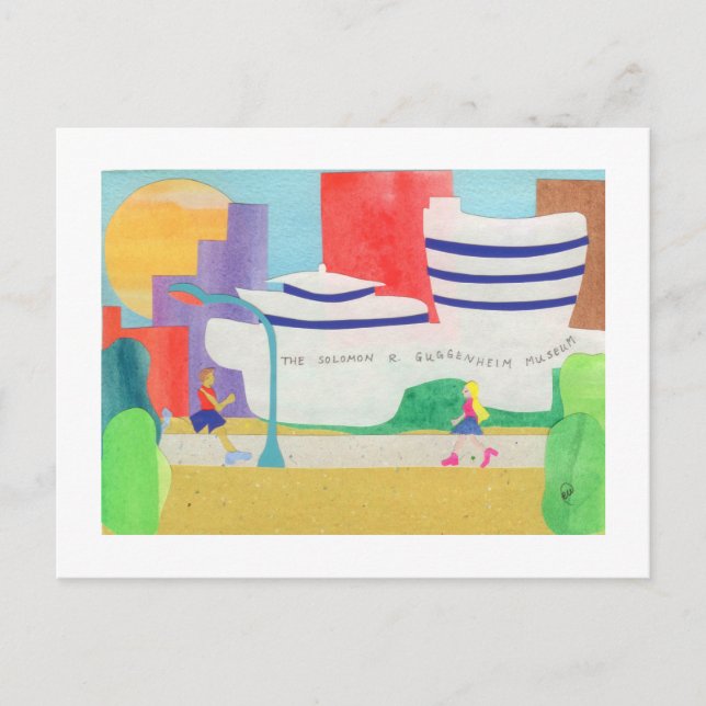 Guggenheim Postkarte (Vorderseite)