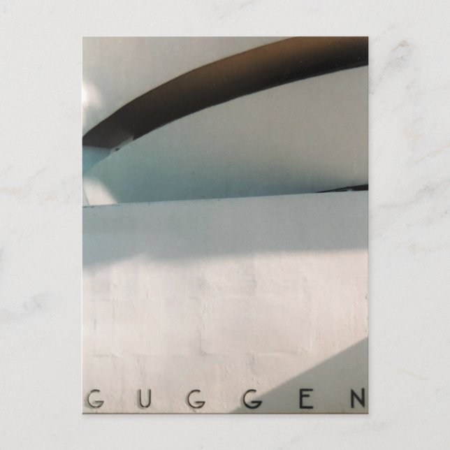 Guggenheim Postkarte (Vorderseite)