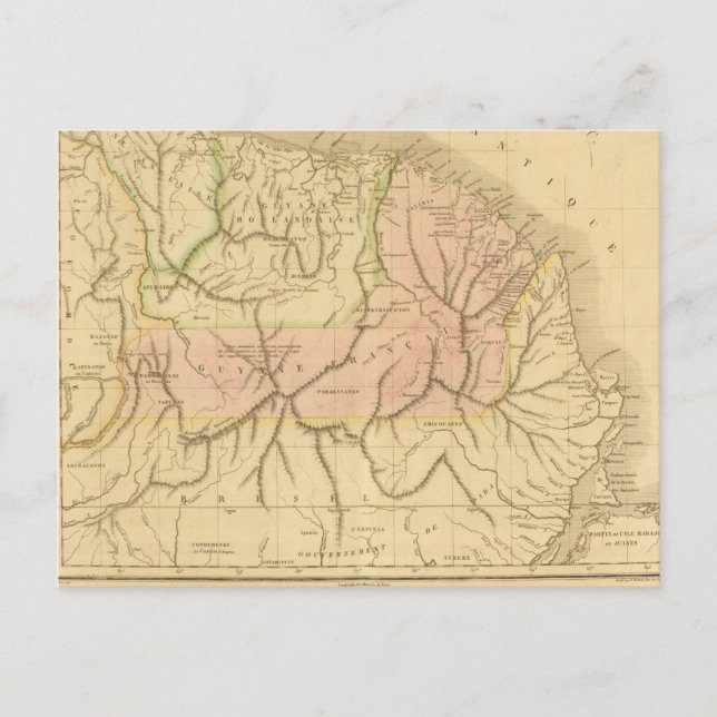 Guiana Postkarte (Vorderseite)