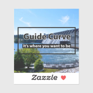 Guide Curve - Seine Stelle, an der Sie gewollt hab Aufkleber