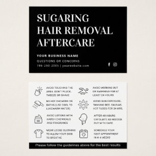Guide de soins après sugaring Luxe Noir Classique