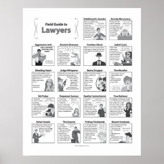 Guide de terrain pour les avocats Poster 16x20